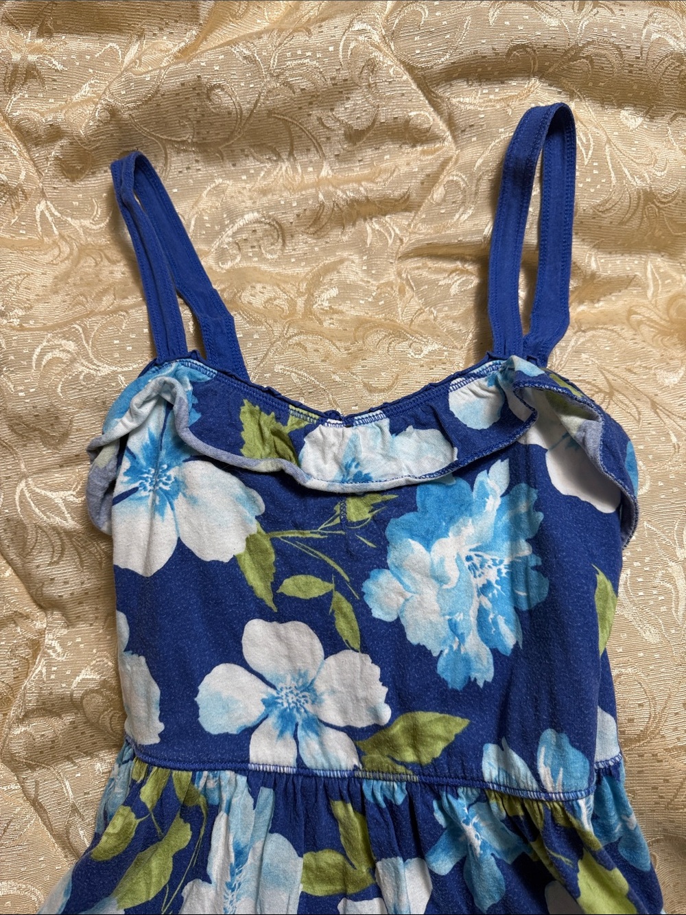 Blue Hollister Floral Tank Top - Picture 2 of 5